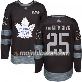 Dresovi Toronto Maple Leafs James Van Riemsdyk 25 1917-2017 100th Anniversary Adidas Crna Authentic - Muške